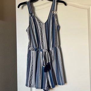 patterned romper